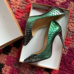 Christian Louboutin Pigalle Follies 100 Python 37